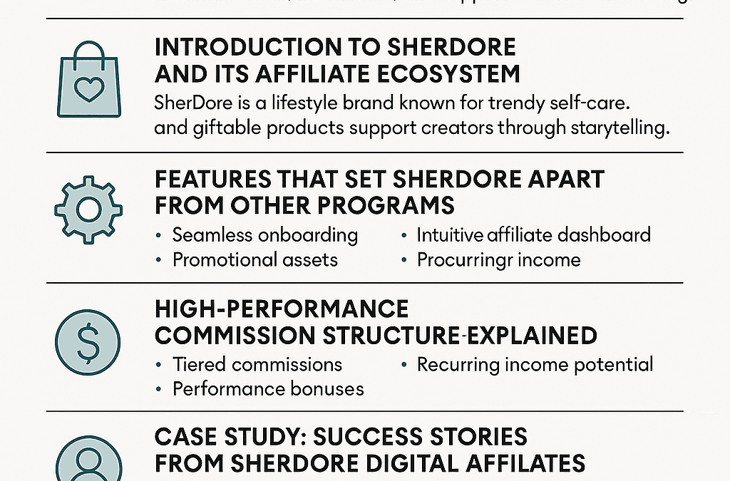 Why SherDore is the Best Affiliate Program for Digital Service Promoters [Top 2025 Review]